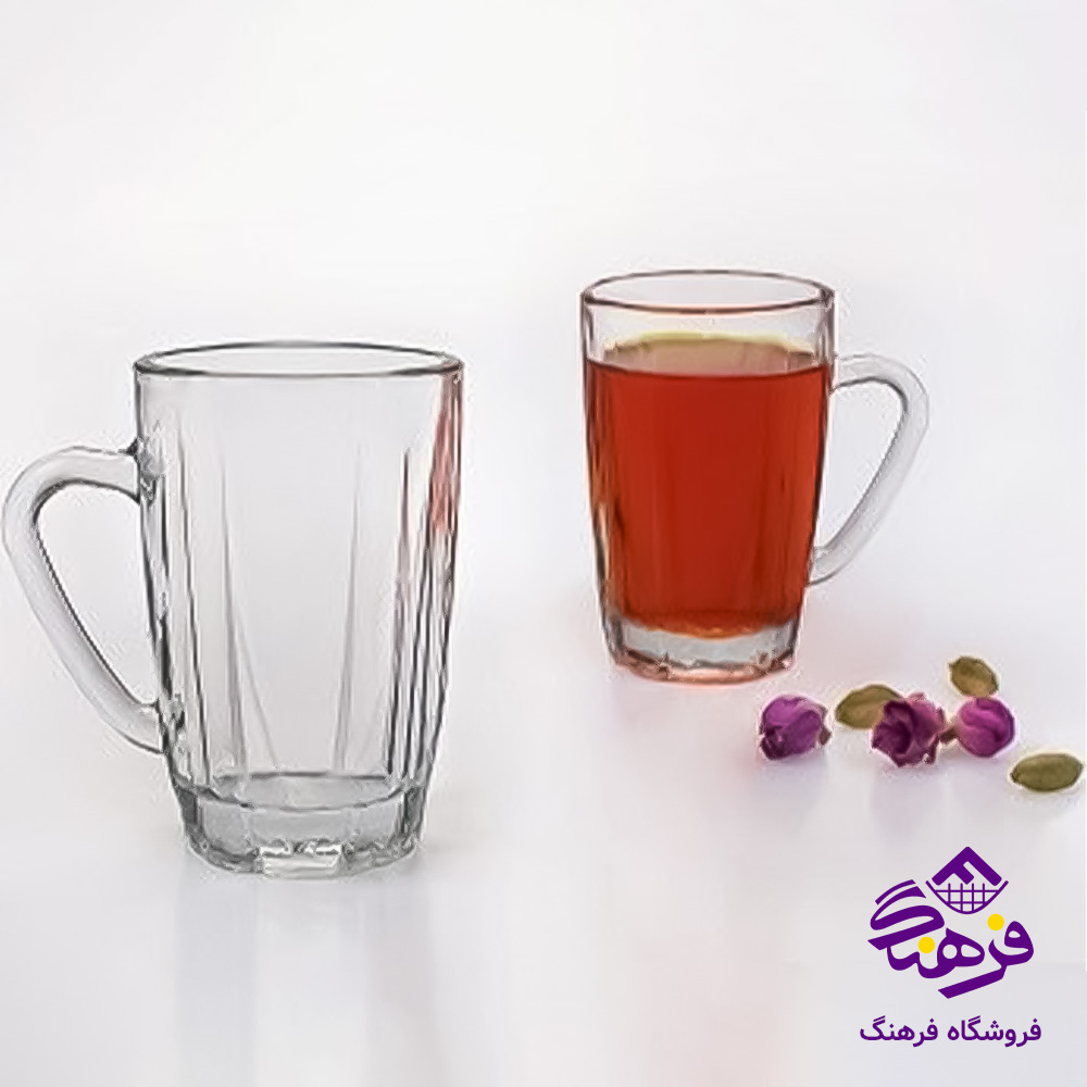 استکان الوارس دسته دار فله کاوه (36عددی)
