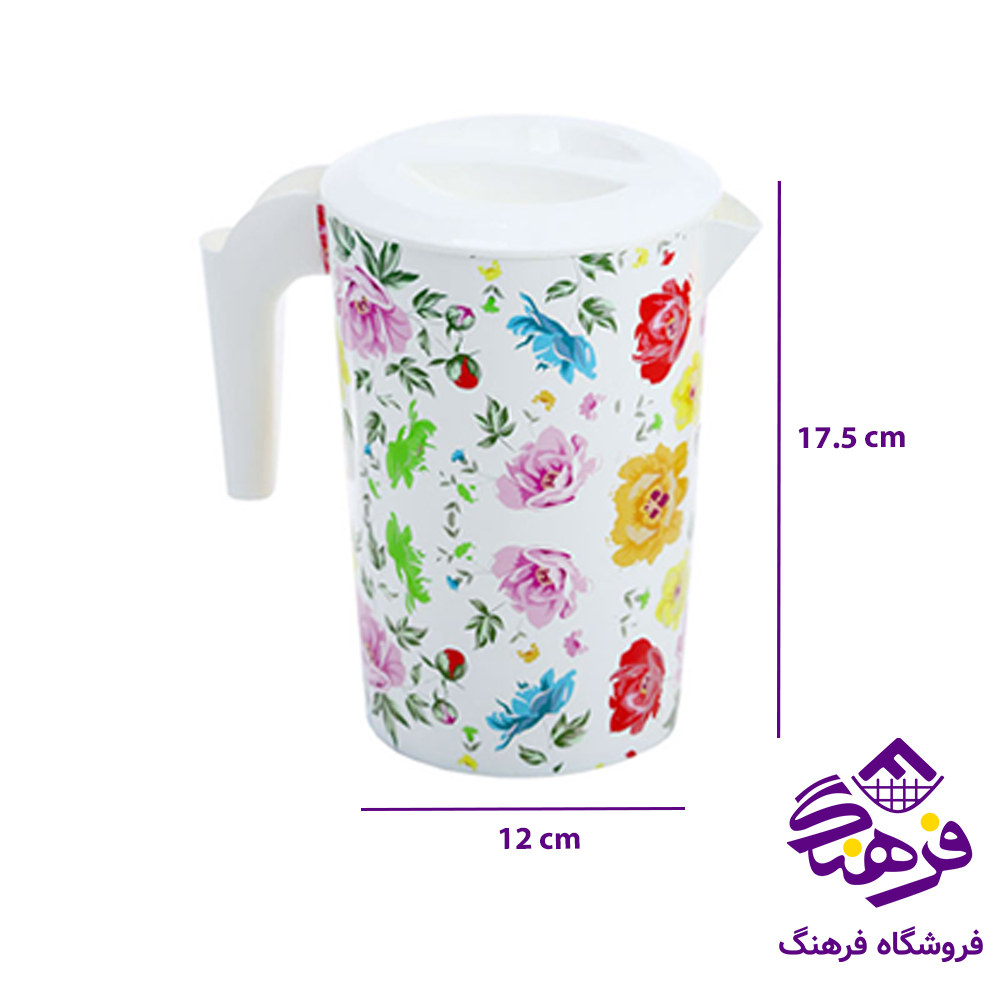 پارچ چاپدار1 گرد گلد 