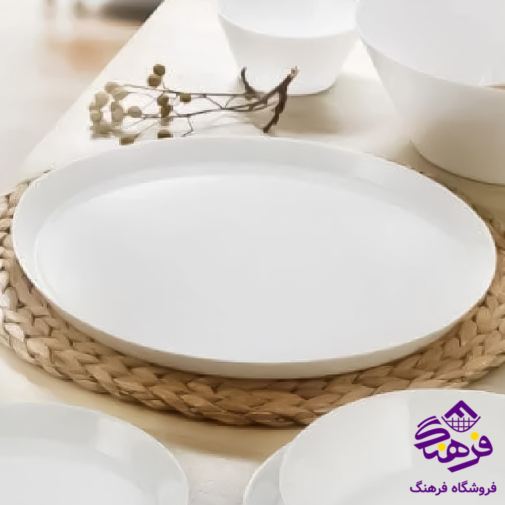 دیس بیضی دیوالی سفید گلدن اپال 12دک