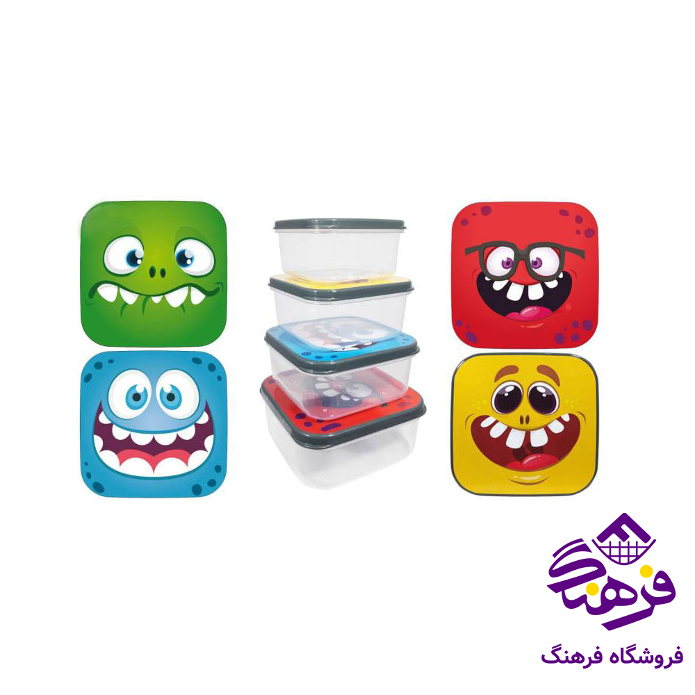 ست فريزري فان باکس (4سايز) گلد پلاست
