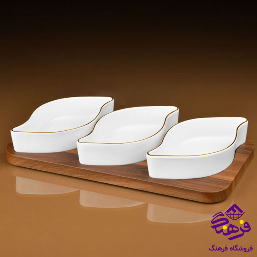 اردو خوری سه خانه طرح رویال کد 317 لیمون چینی آراد