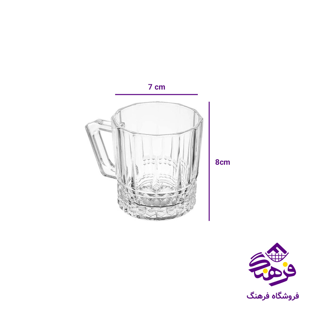 نيم ليوان اوا دسته دار کادو زنگان (8دک) 1413