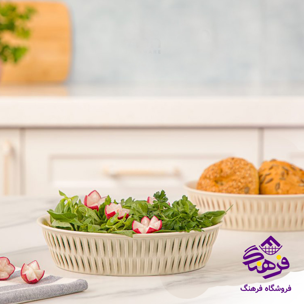 سبدسبزی لیمون بامبو بیضی