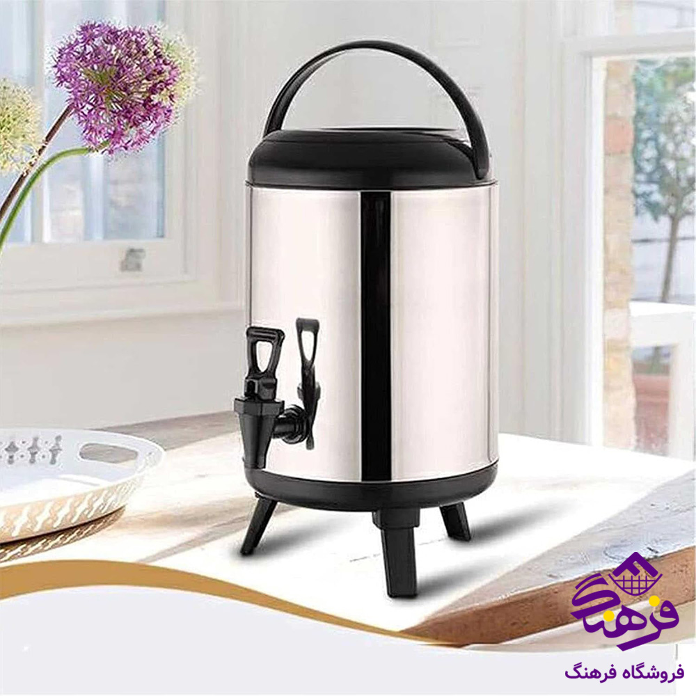 کلمن 10 لیتری استیل ام آر اس