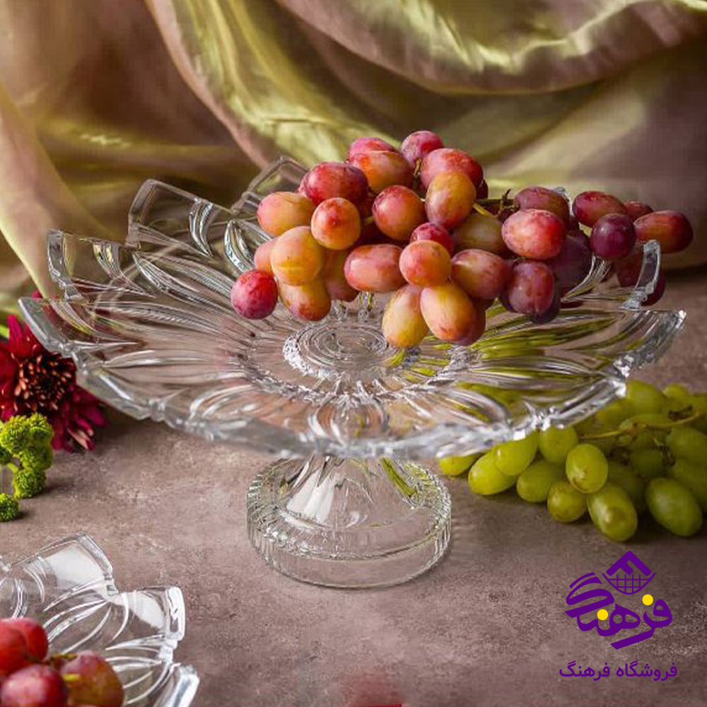 قاب شیرینی ویلا پایه دار نوری (4دک)