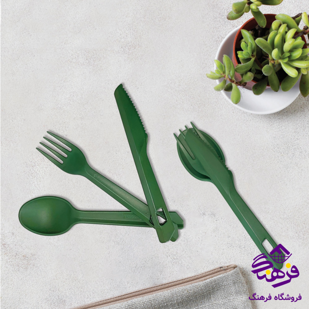 ست قاشق چنگال مسافرتی کلیز