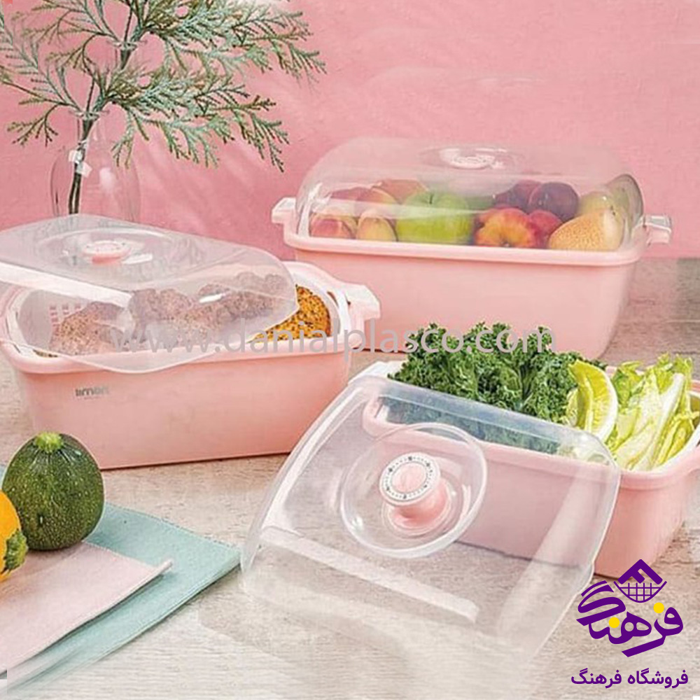 جای نان 3 پارچه یاس سایز 2 لیمون
