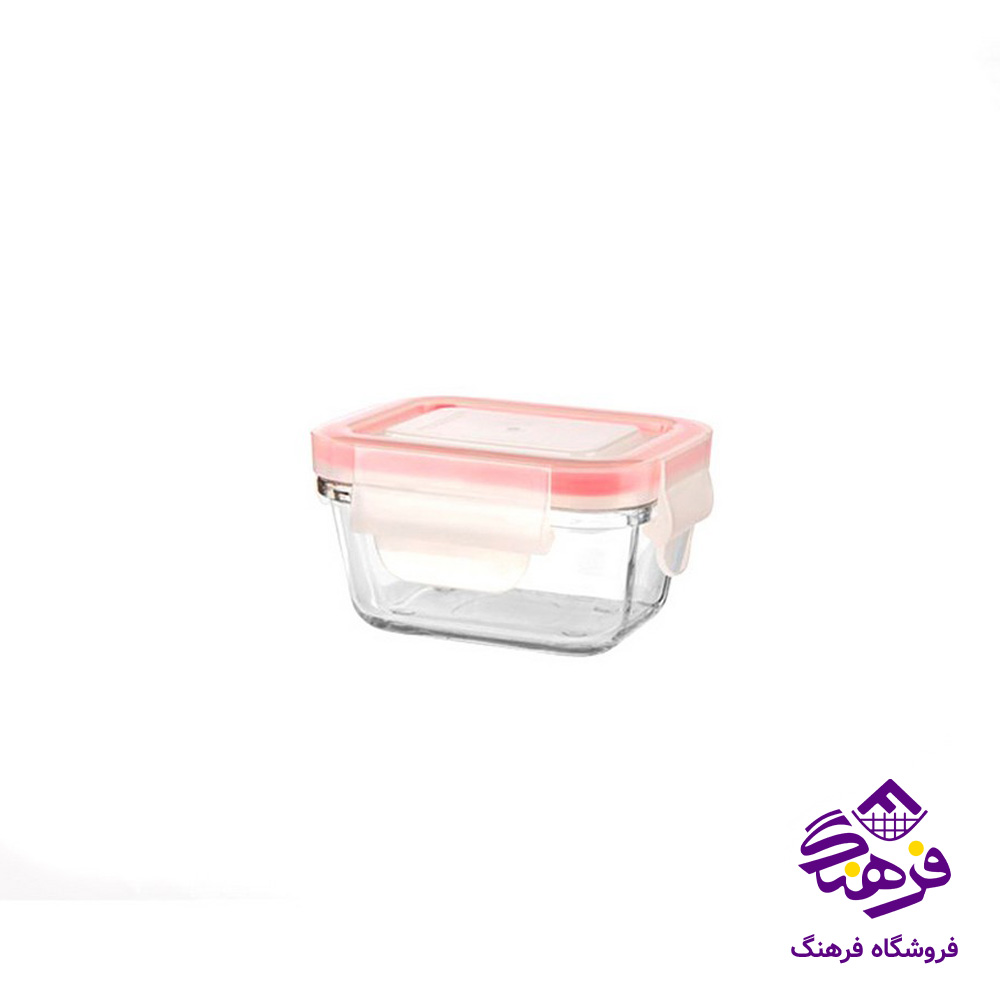 ظرف شیشه ای 180 میلی لیتر لیمون