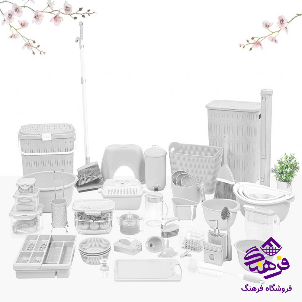 جهيزيه ليمون 58پارچه سفيد