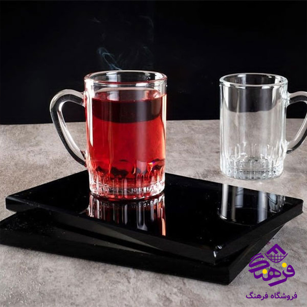 استکان نيل دسته دار شيرينگ کاوه (12دک)