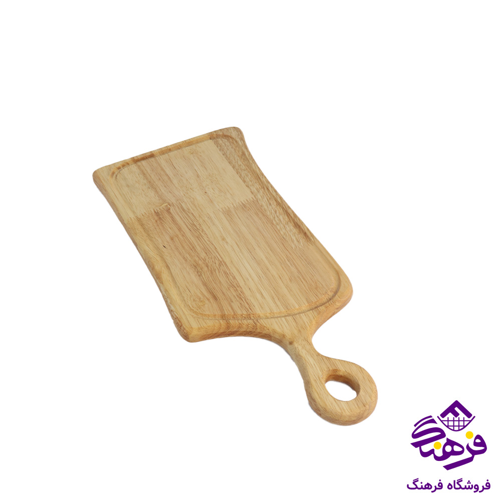 تخته سرو کالچر چوبی دسته ساطوری کوچک