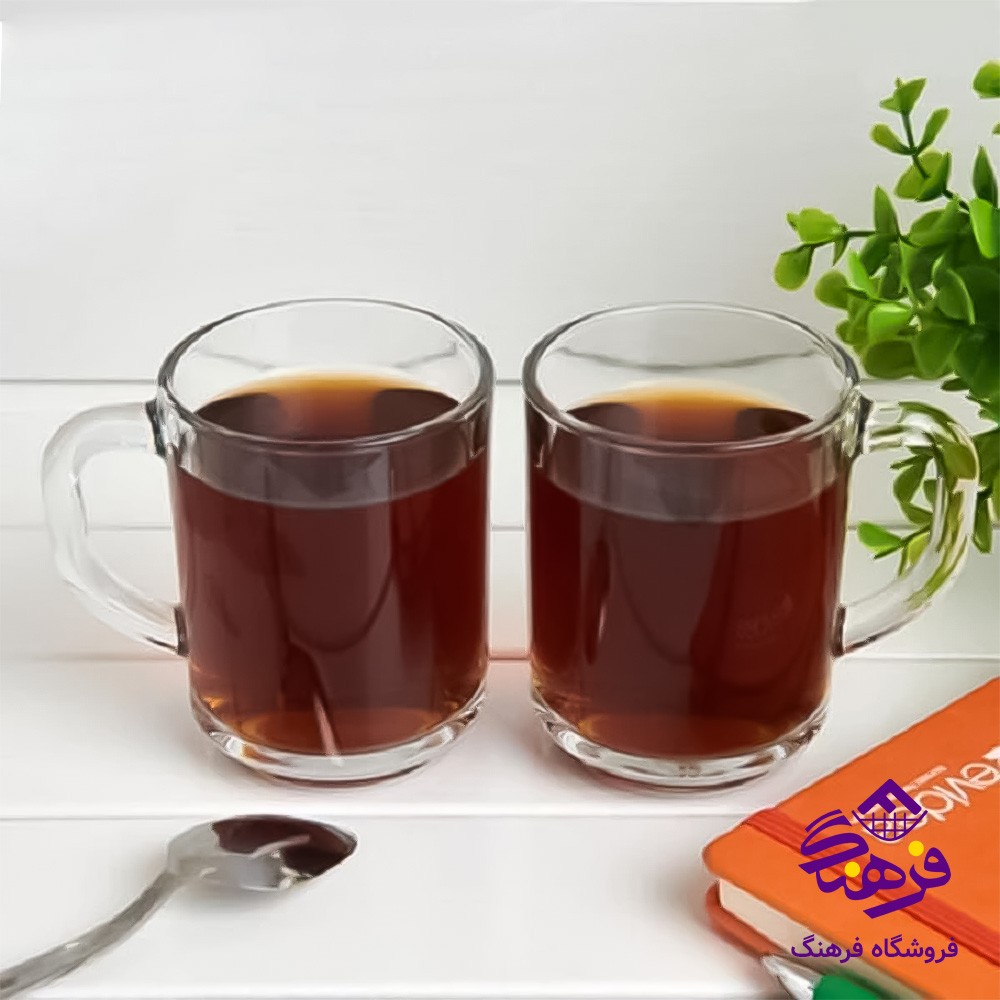 استکان اذرخش دسته دار شيرينگ کاوه (8دک)