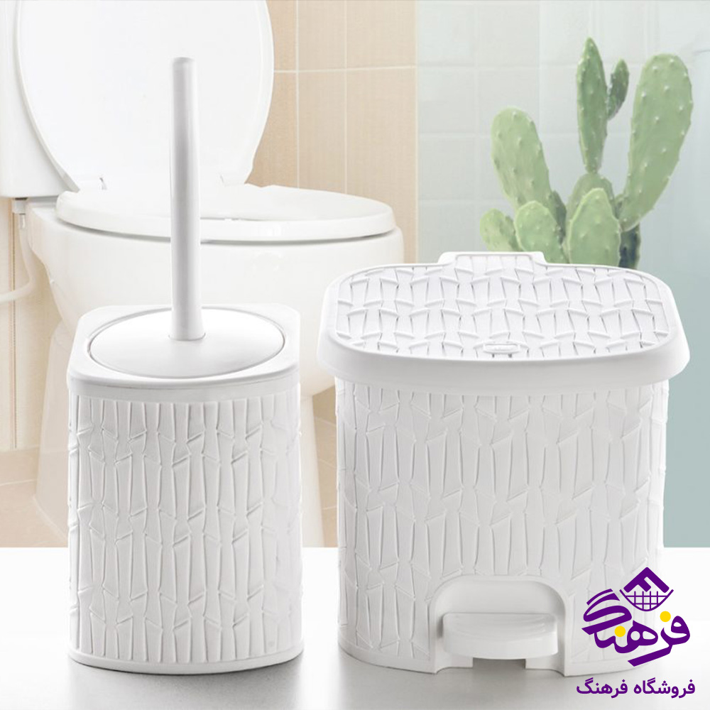 سطل و فرچه لیمون بامبو کوچک