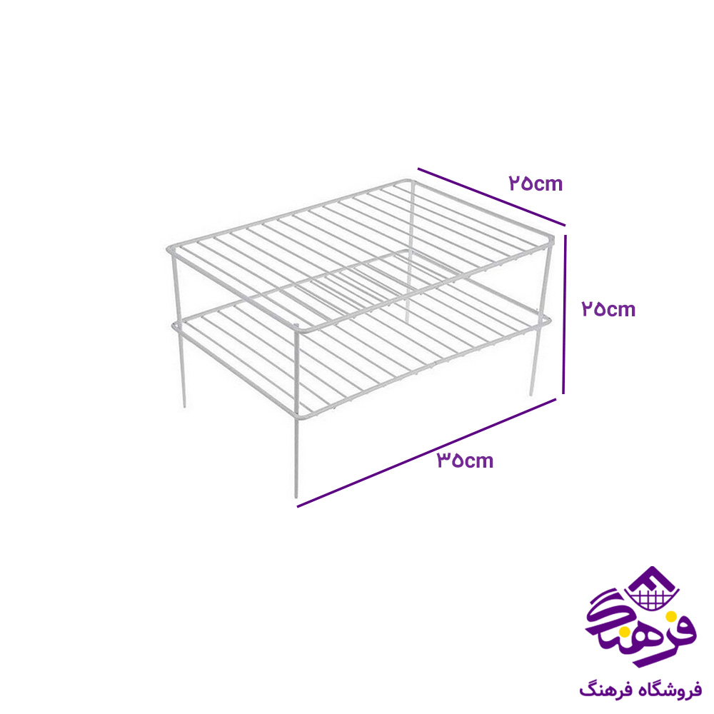 نظم دهنده کابینت 2 طبقه کاچر