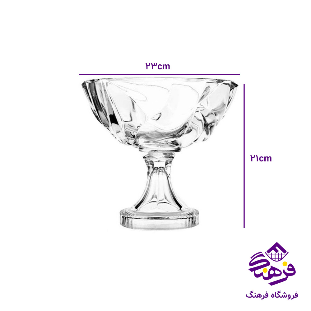 کاسه اجيل بوگاتي-اوپيوم متوسط پايه دار-(4دک)