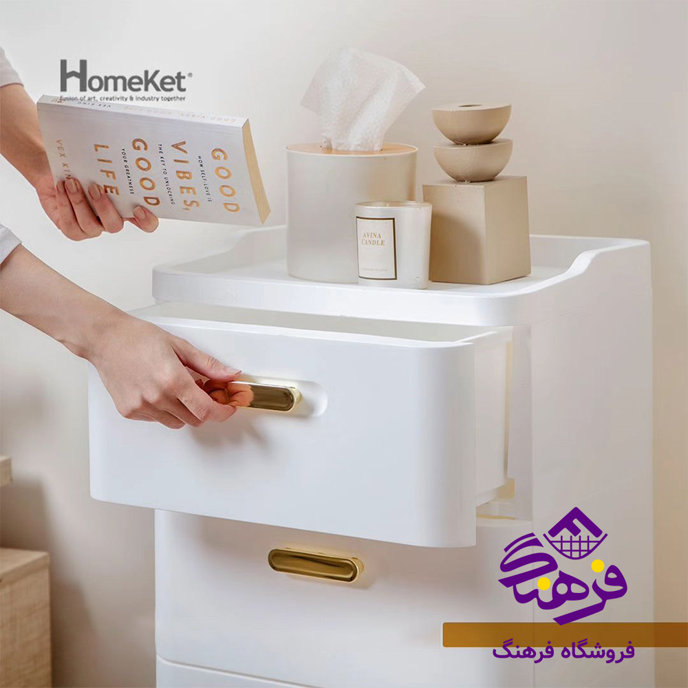 فایل هوم کت ایلا 3ط لارج طلایی . کروم
