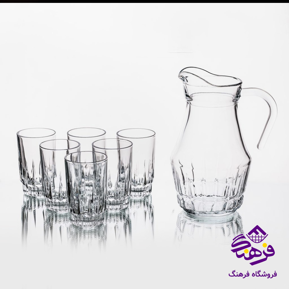 پارچ و لیوان مرجان کادو اصفهان (6دک)