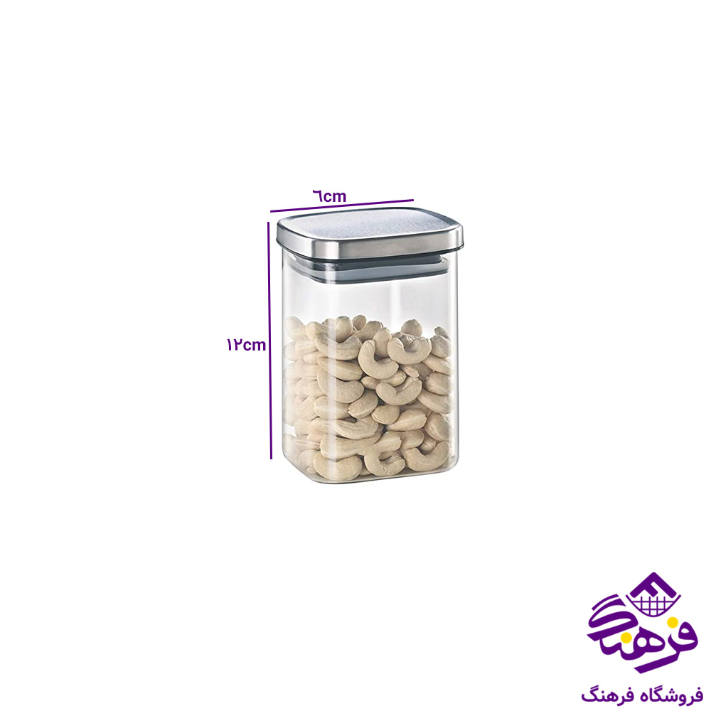 بانکه پیرکس درب استیل 6 در 12