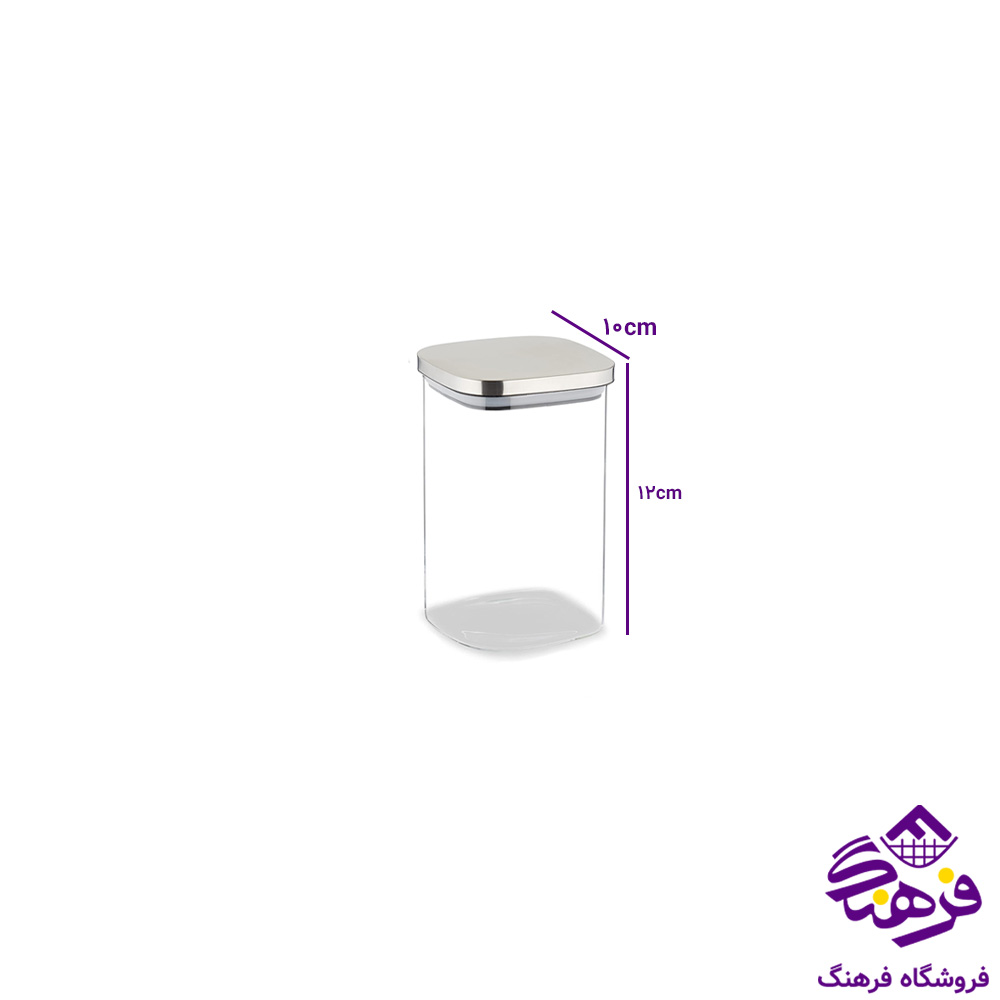 بانکه پیرکس درب استیل 10 در 12