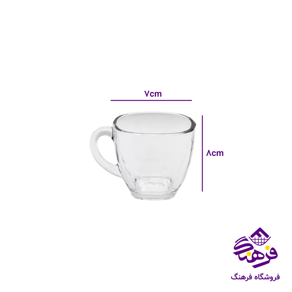 فنجان طرح لیندو بلور کاوه