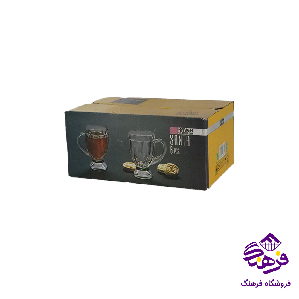 نیم لیوان طرح سانتا کاوه