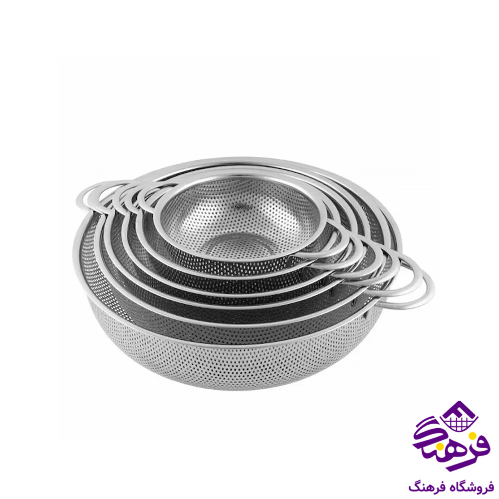 آبکش استیل 6 پارچه پانچ ام آر اس
