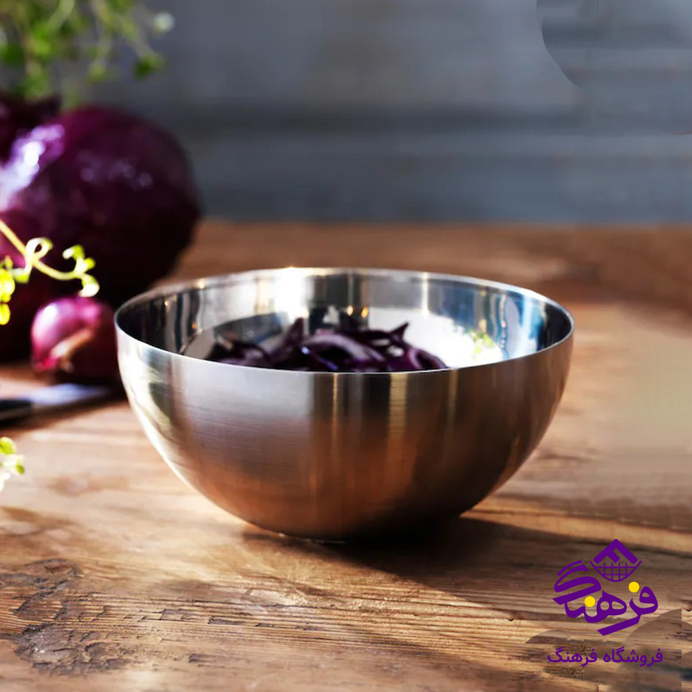 پیاله استیل بزرگ
