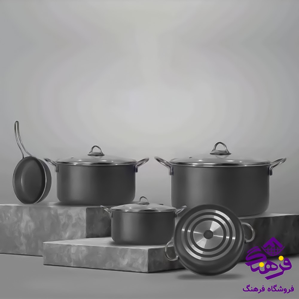سرویس قابلمه جلامبین 8پارچه گرانیت
