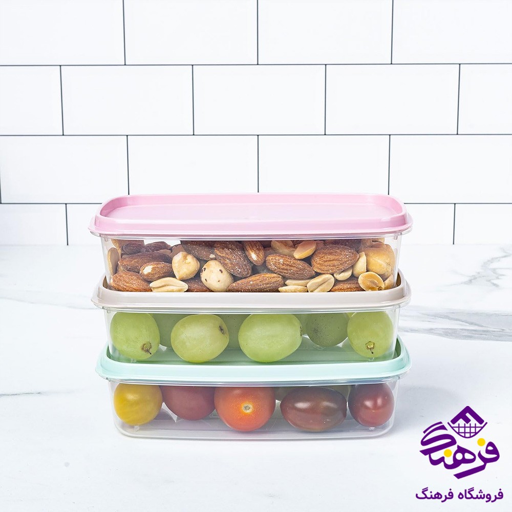 ظرف نگهدارنده 4 خانه بزرگ لیمون