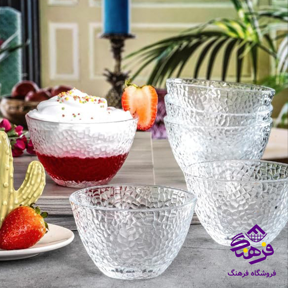 کاسه سالاد اوین کادو بلور زنگان جفتی 4006