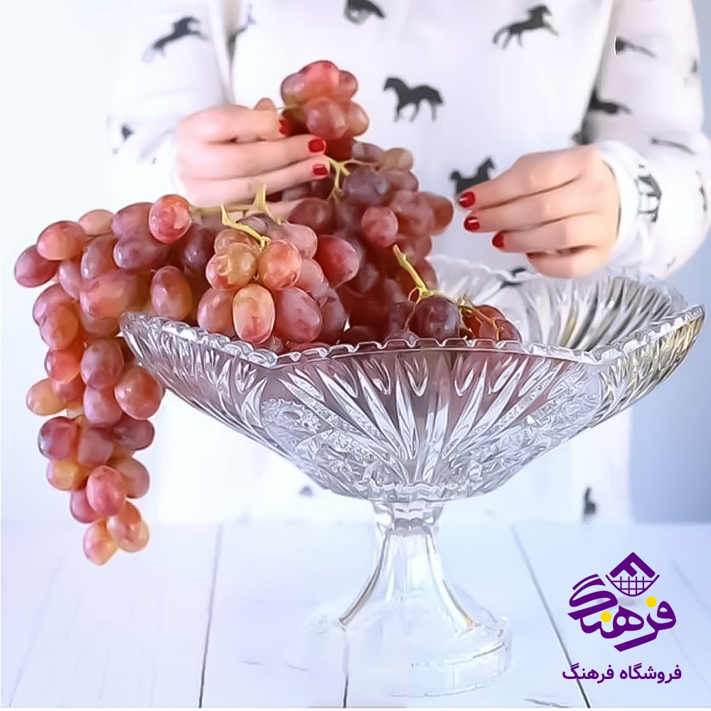 کاسه نیم گود ارامیس پایه دار کادو بلور نوزیتازه