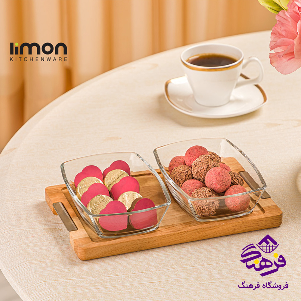 اردو ليمون پايه چوبي بزرگ (جفتي)