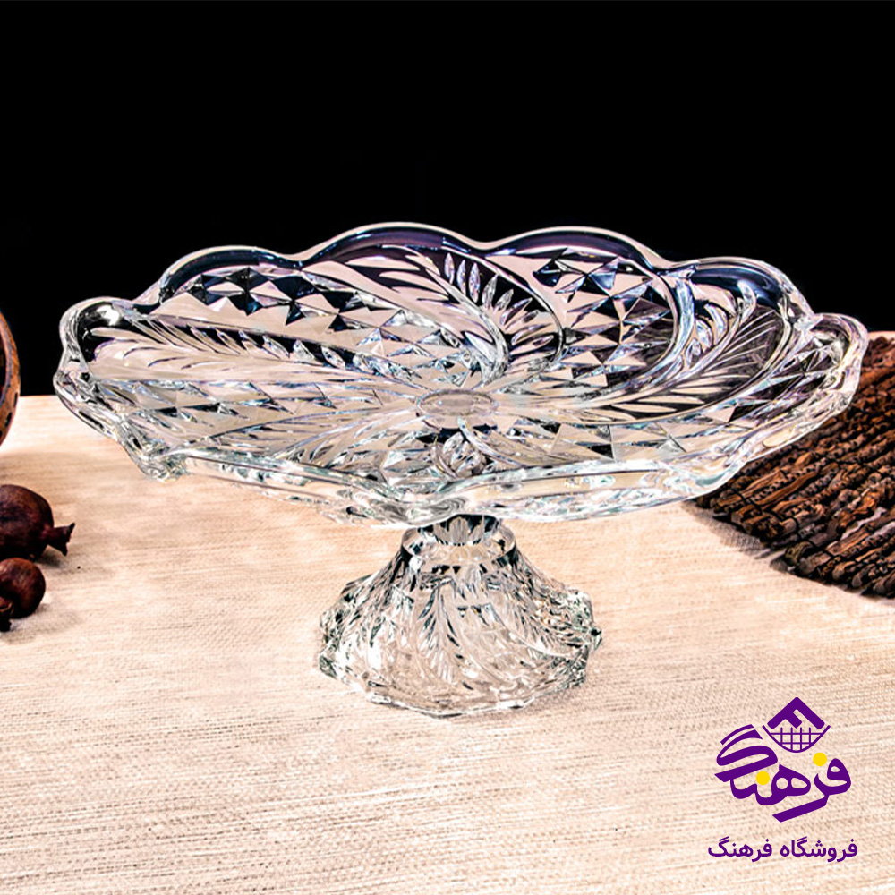 قاب تویو پایه دار کادو بلور اصفهان 163