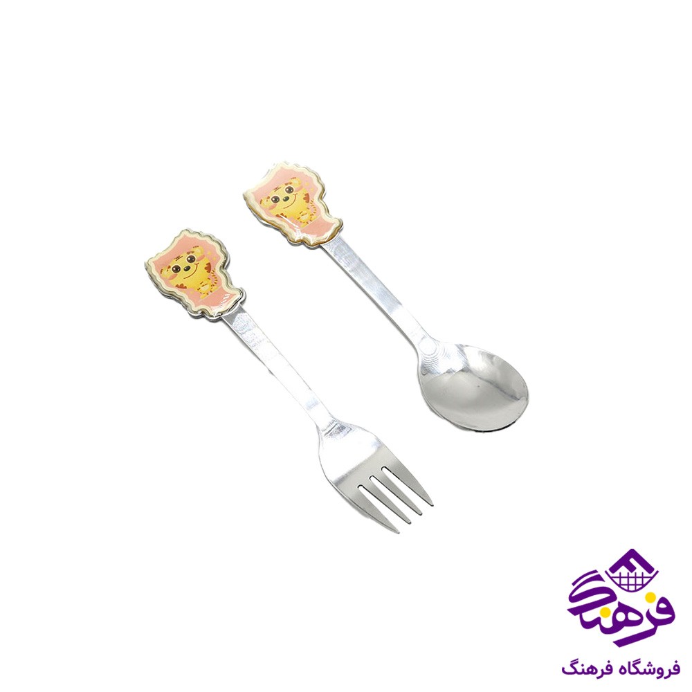 قاشق چنگال کودک یونیک جعبه دار