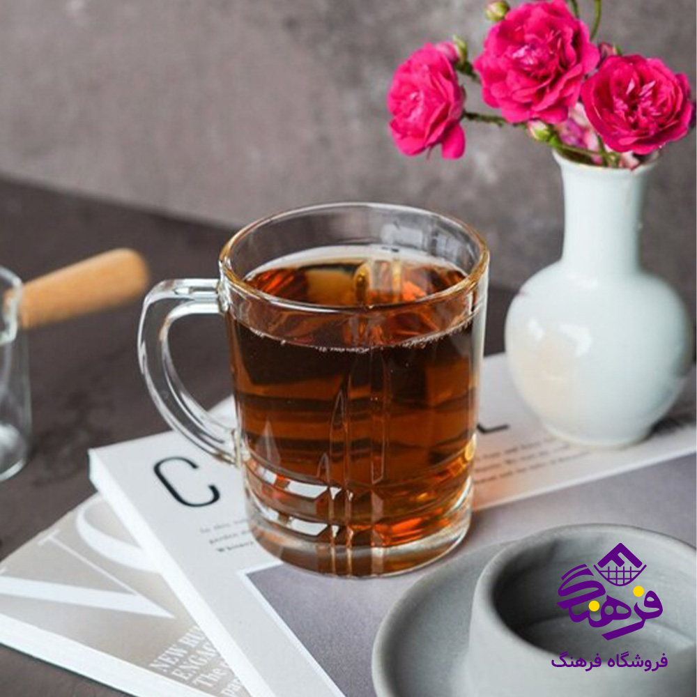 استکان ملانی دسته دار شیرینگ کاوه (12دک)