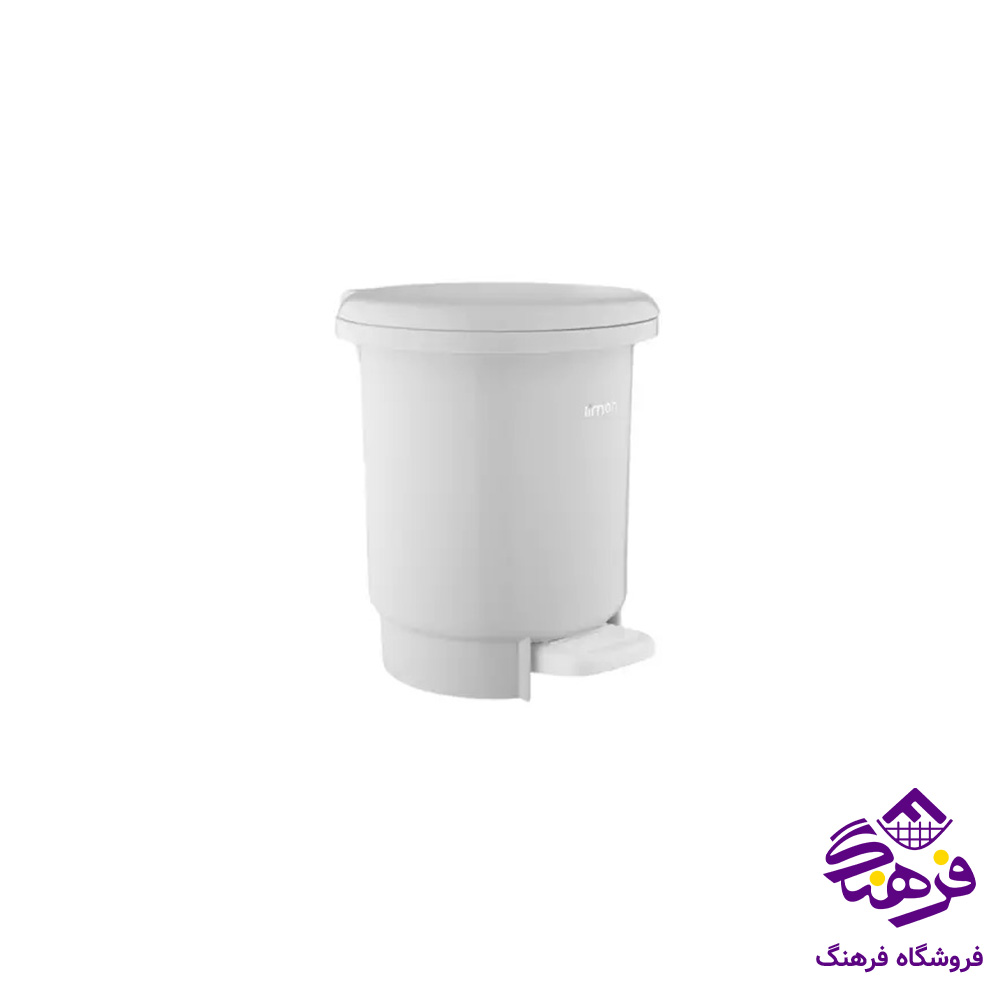سطل لیمون پدالی 4گوش بزرگ و بامبو