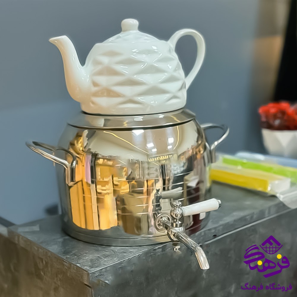 کتری قوری شیردار استیل MRS 611
