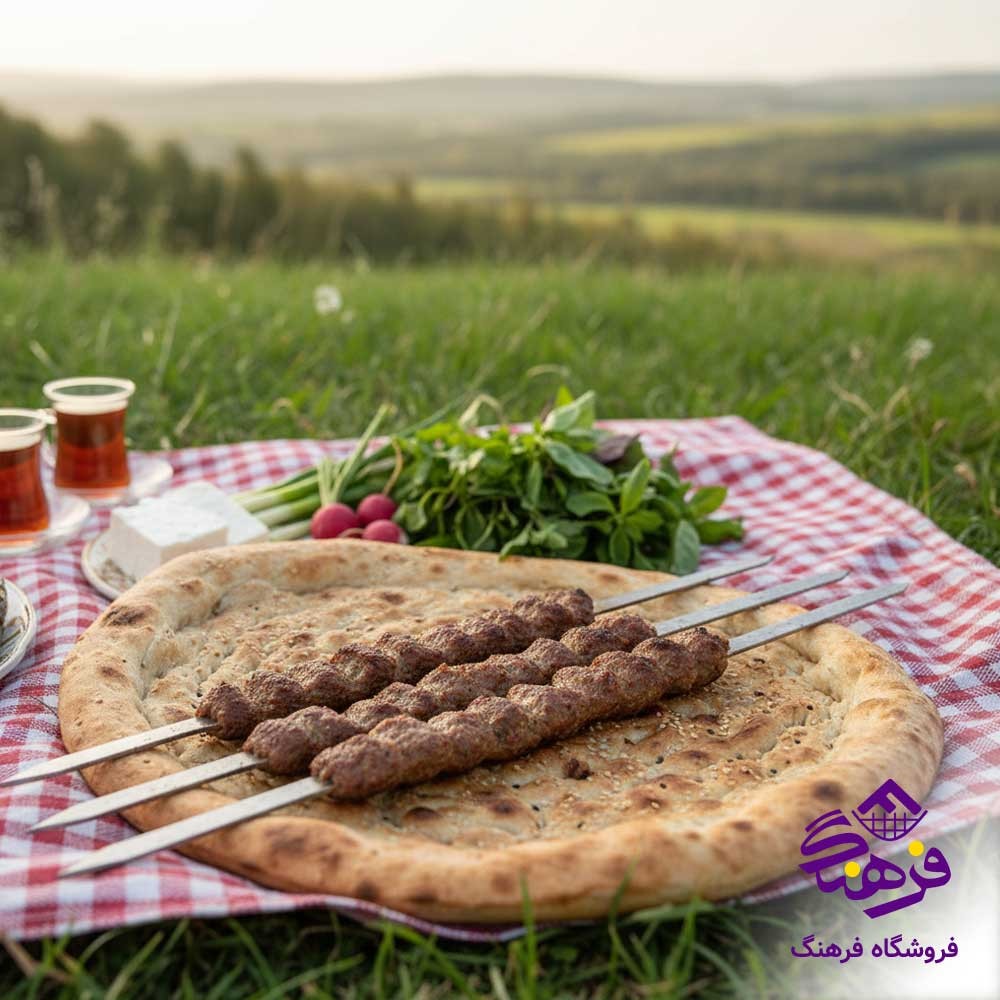 سيخ کباب گالوانيزه ضخيم 2ميل هرعدد