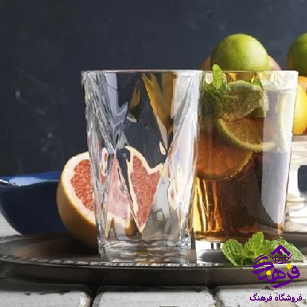 لیوان دایموند لوزی کادو زنگان 8دک 1153