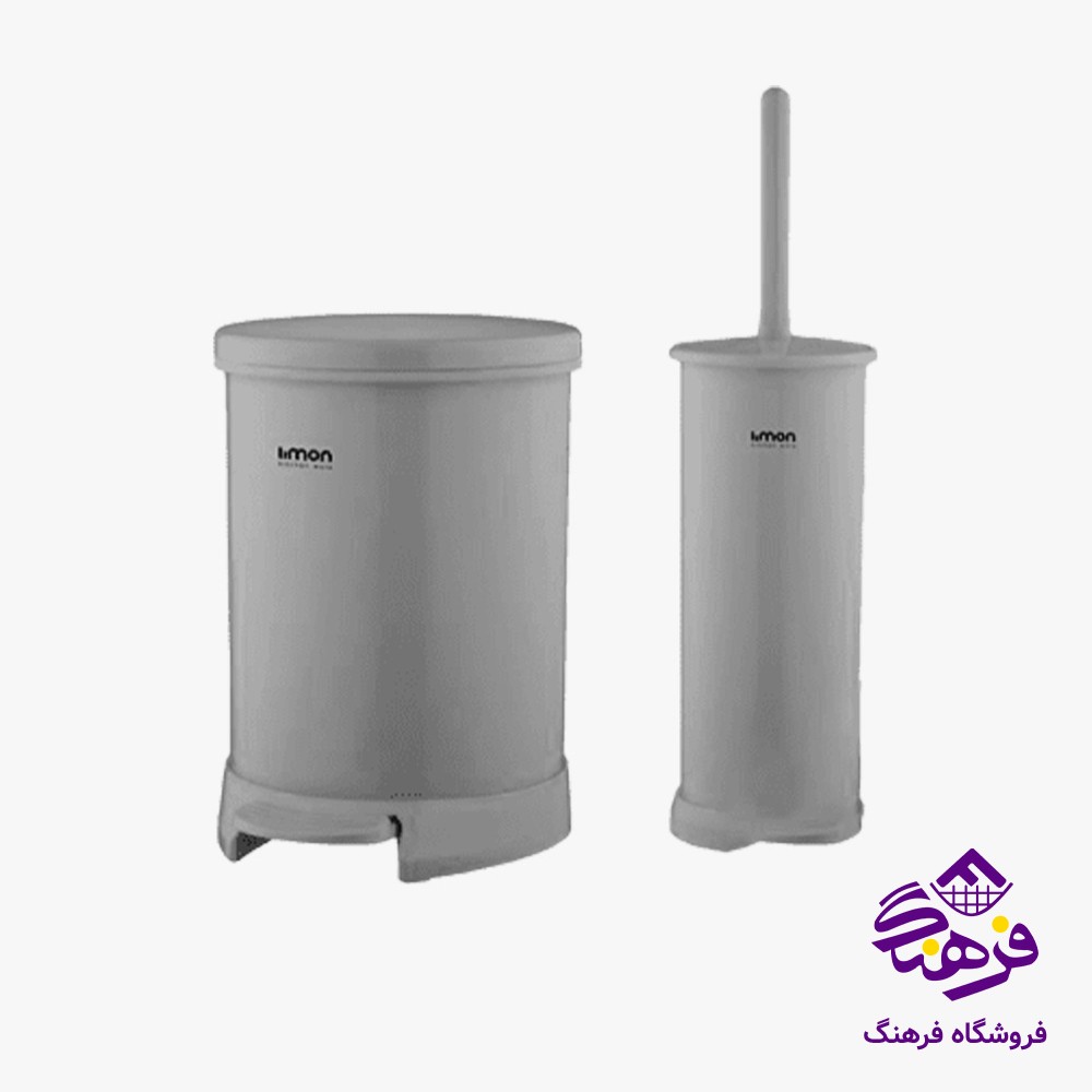 سطل و فرچه لیمون درب رنگی