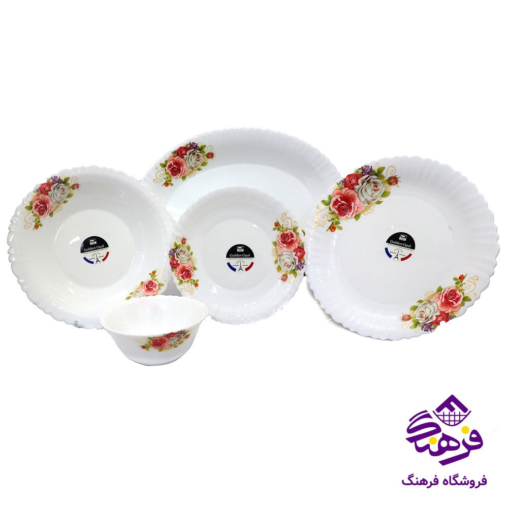 سرويس 25پارچه کنگره گلدن اپال طرح ناتاشا 