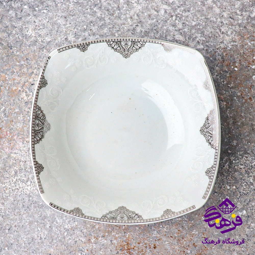 کاسه ابگوشت پارس 523 پلاتین مربع 97 8دک