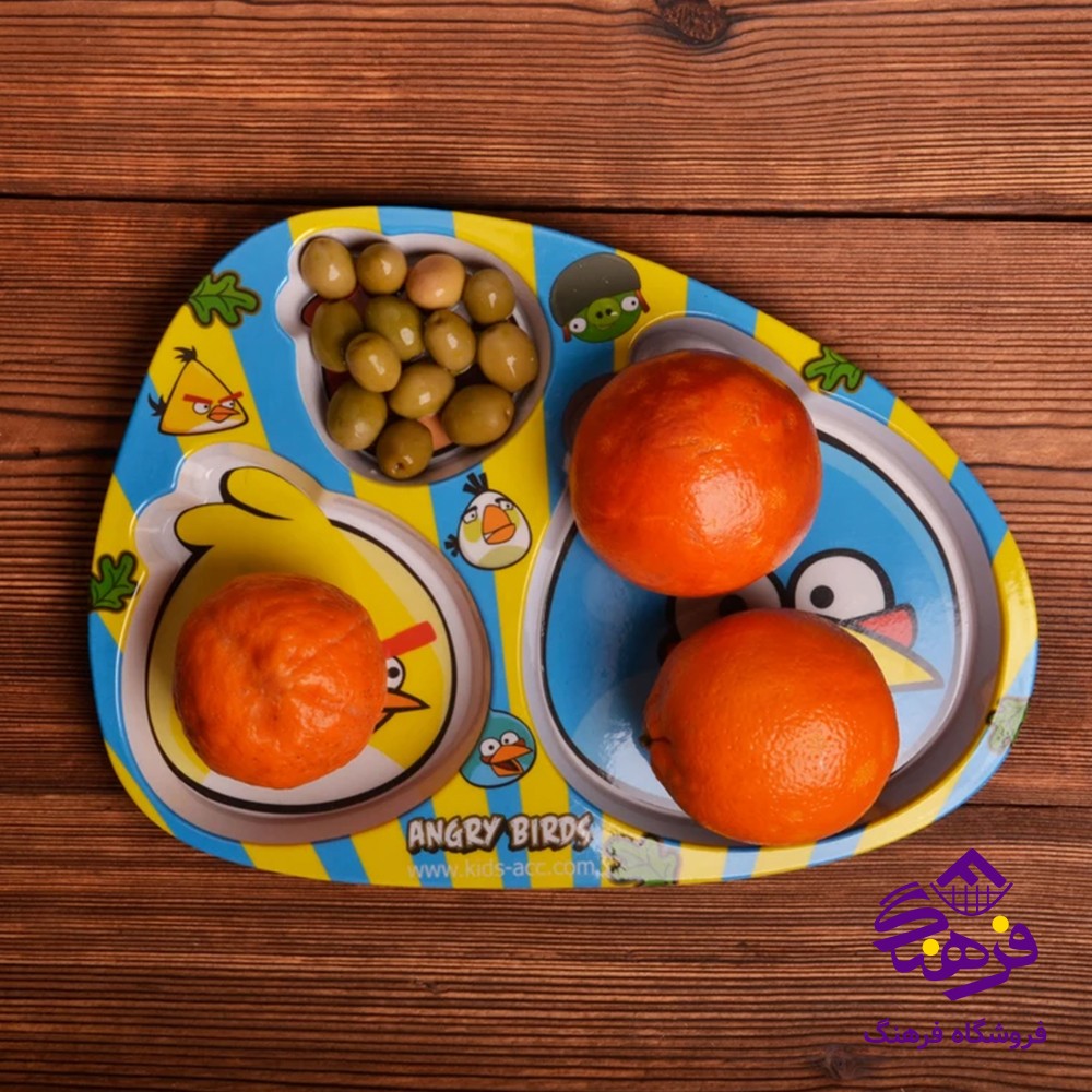 بشقاب مهروز 3خانه پرنده M003