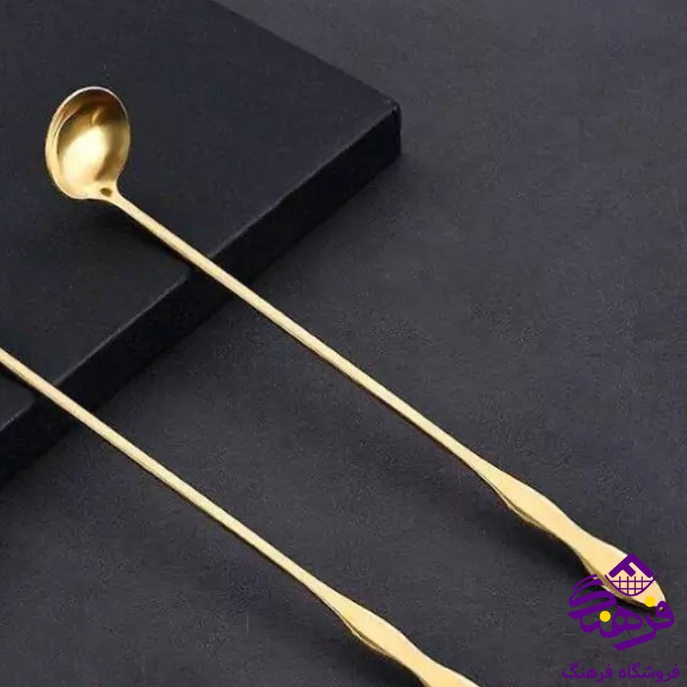 ملاقه پارچ طلایی درجه1