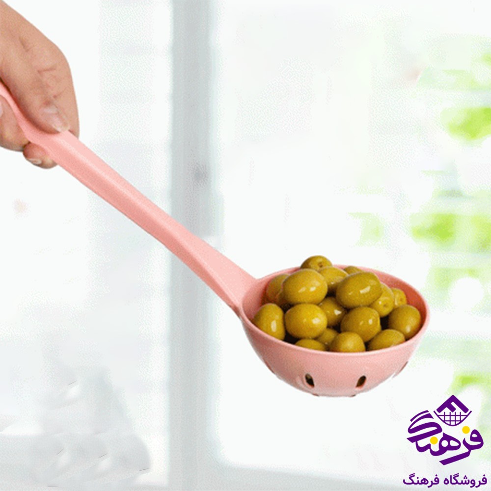 ملاقه چوبی چینی بزرگ
