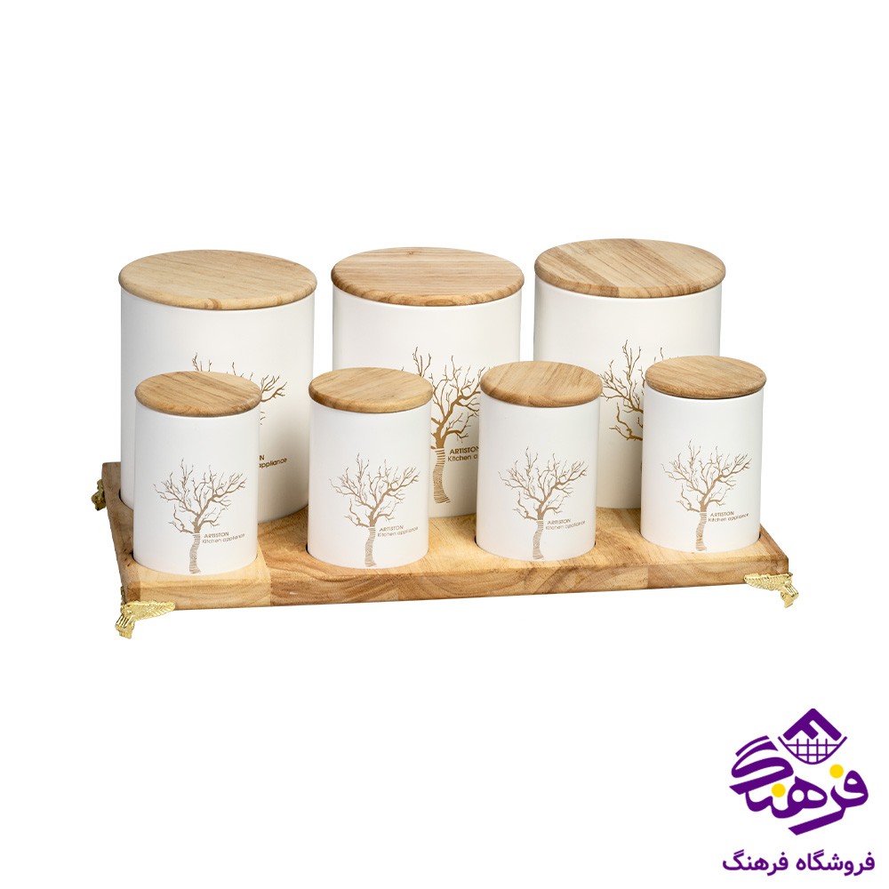 پاسماوری ارتیستون 8پارچه سفید 8614