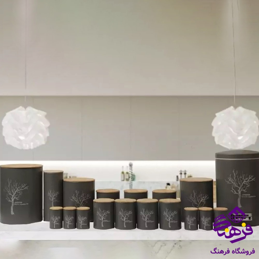 سرويس اشپزخانه ارتيستون 18بامبو مشکي 186104