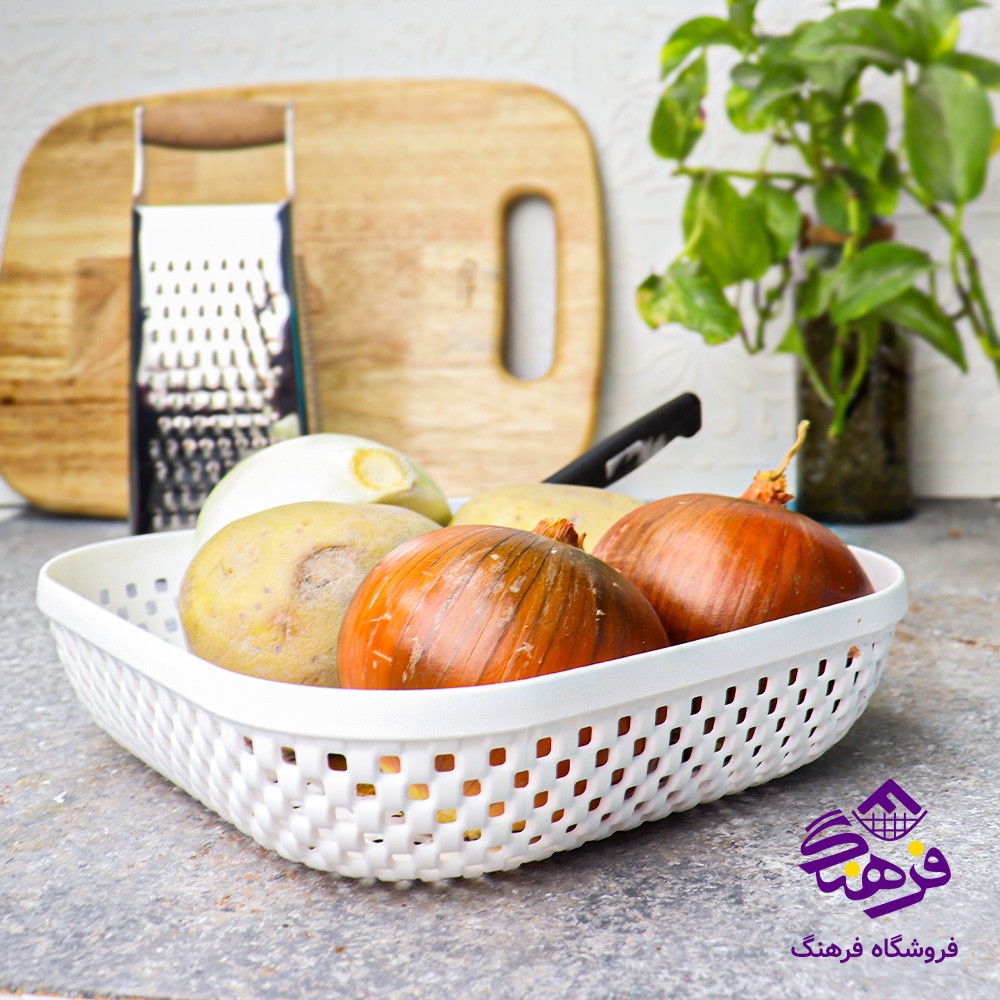 سبدنان و سبزی بافت سایز2 گلد پلاست