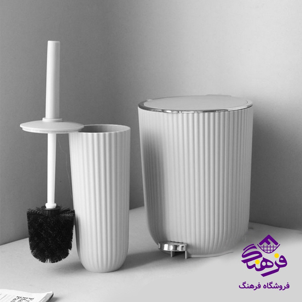 سطل پدالي و فرچه همارا زبرا