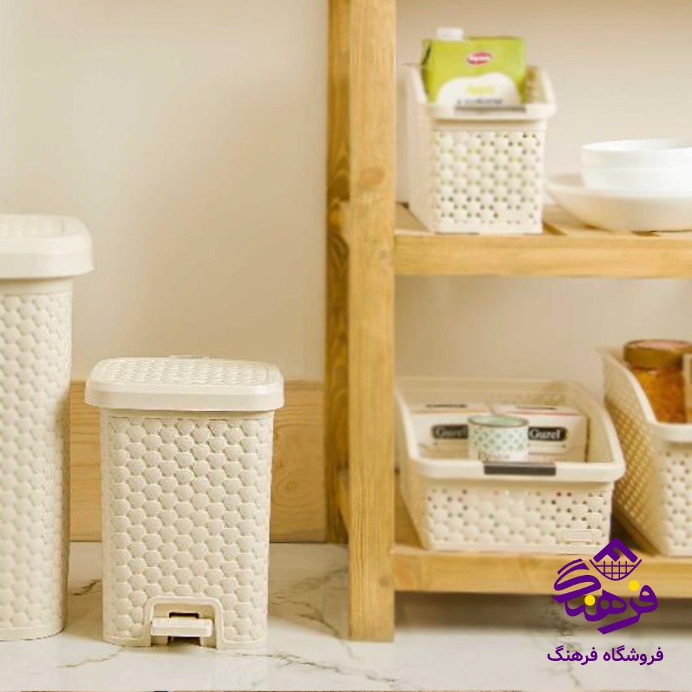 سطل پدالی کوچک حصیری پالرمو اکسون 1202
